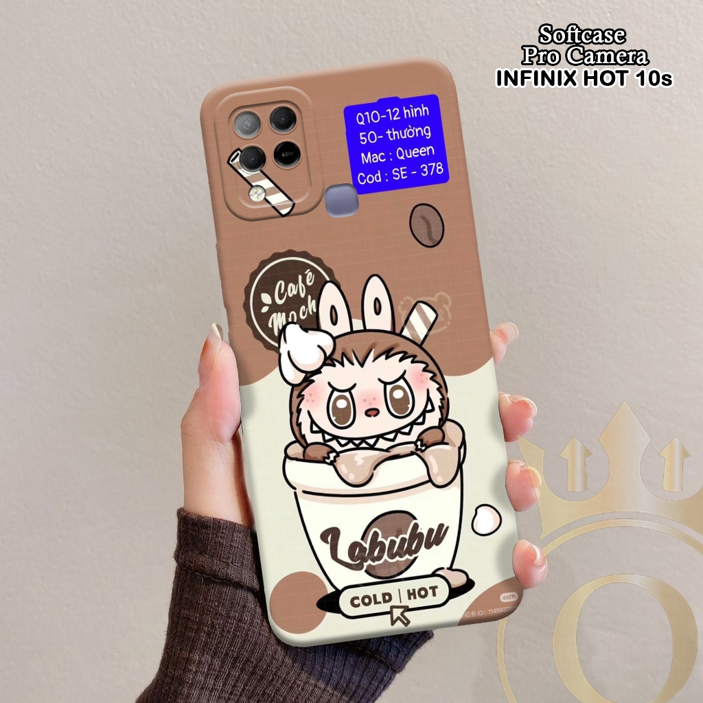 Softcase Infinix Hot 10s - ORORA - Casing Infinix Hot 10s - Motif case Cartoon - Infinix - Softcase 