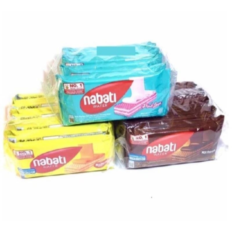 

Nabati wafer 3 varian ( 10 x 15g )
