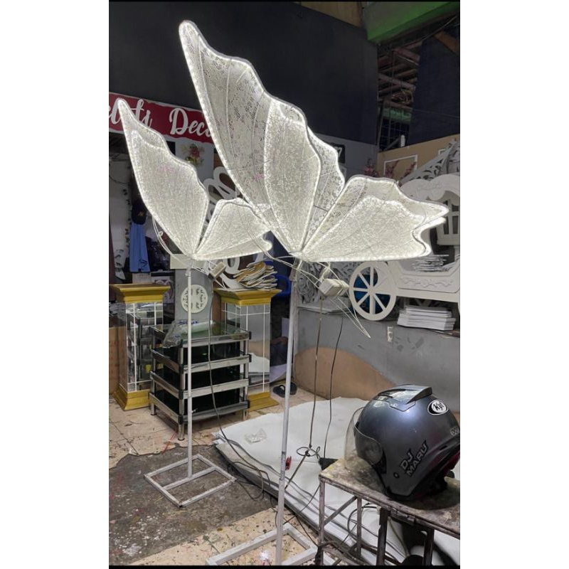 standing kupu" full lampu led