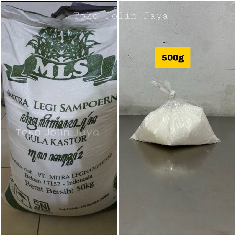 

500g castor sugar / gula kastor kiloan