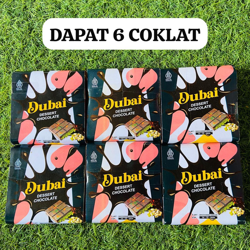 

PAKET USAHA!! COKLAT DUBAI KECIL KUNAFA PISTACHIO 130gr