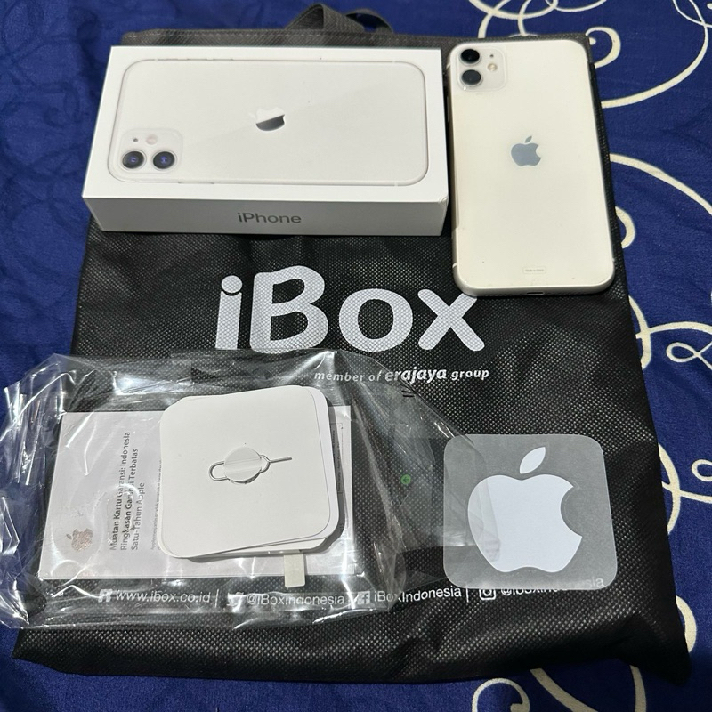 Iphone 11 second 64gb ori ibox mulus pemakaian pribadi