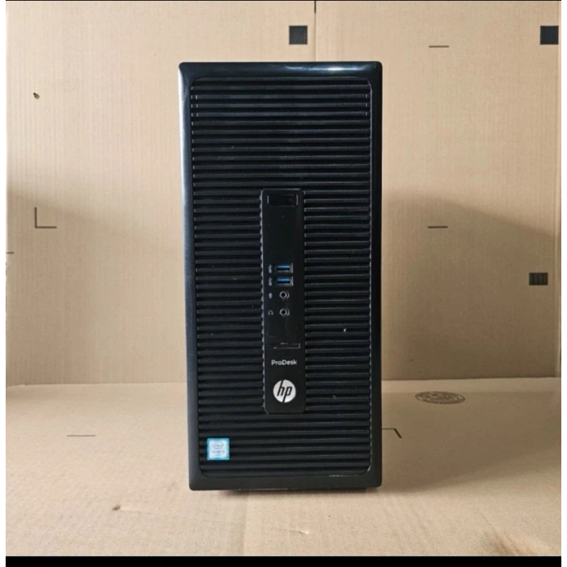 pc hp prodesk 400 G3 mt Seri G4400 Ram 8GB SSD 128Gb murah bergaransi