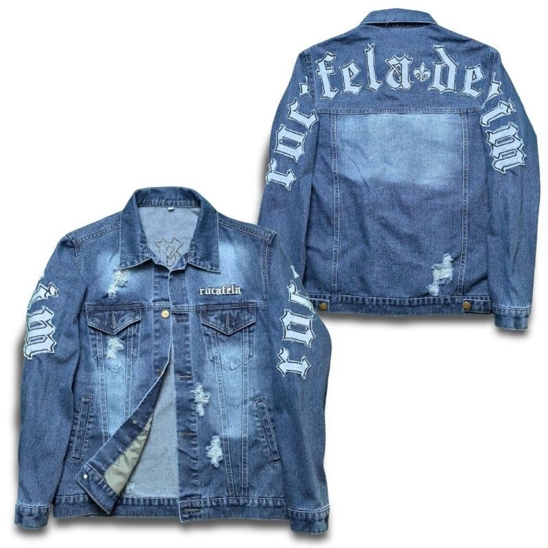 JAKET JEANS SERVA ROCAFELA JEANS DENIM PRIA