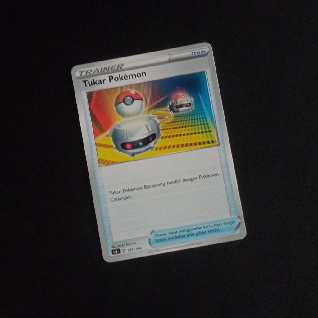 Tukar Pokemon Pokemon TCG Indonesia Trainer Item