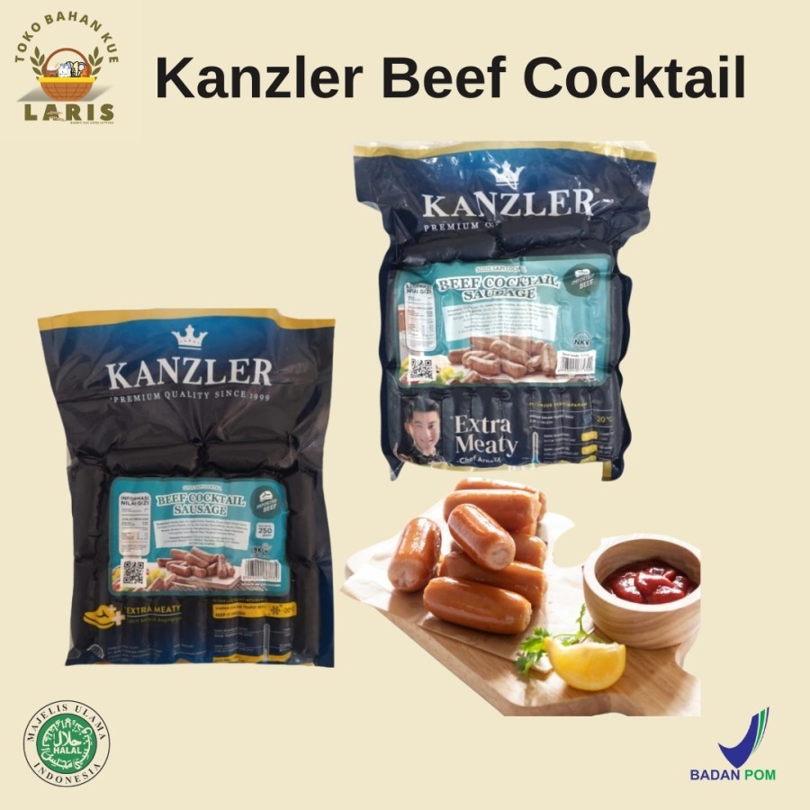 

KANZLER BEEF COCKTAIL 500 GRAM ISI 26 PCS