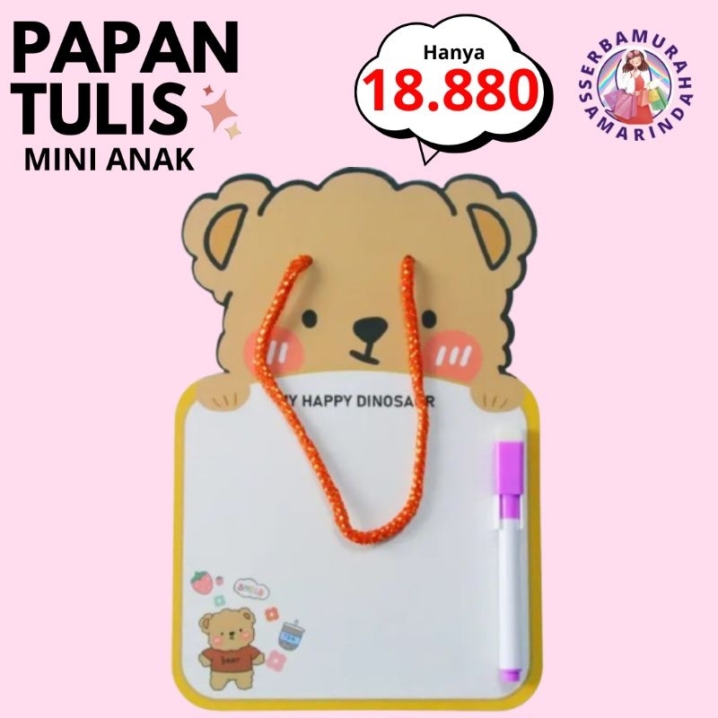 

PAPAN TULIS MINI ANAK LUCU PAPAN TULIS FREE SPIDOL BISA DIHAPUS ALAT TULIS ATK MURAH MAINAN EDUKASI ANAK