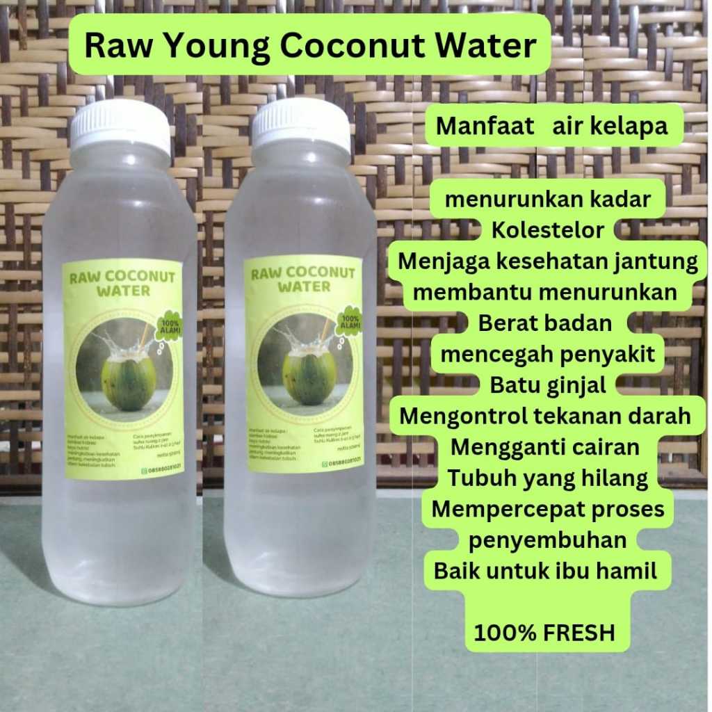 

Raw Coconut Water 500ml - Air kelapa Muda Murni