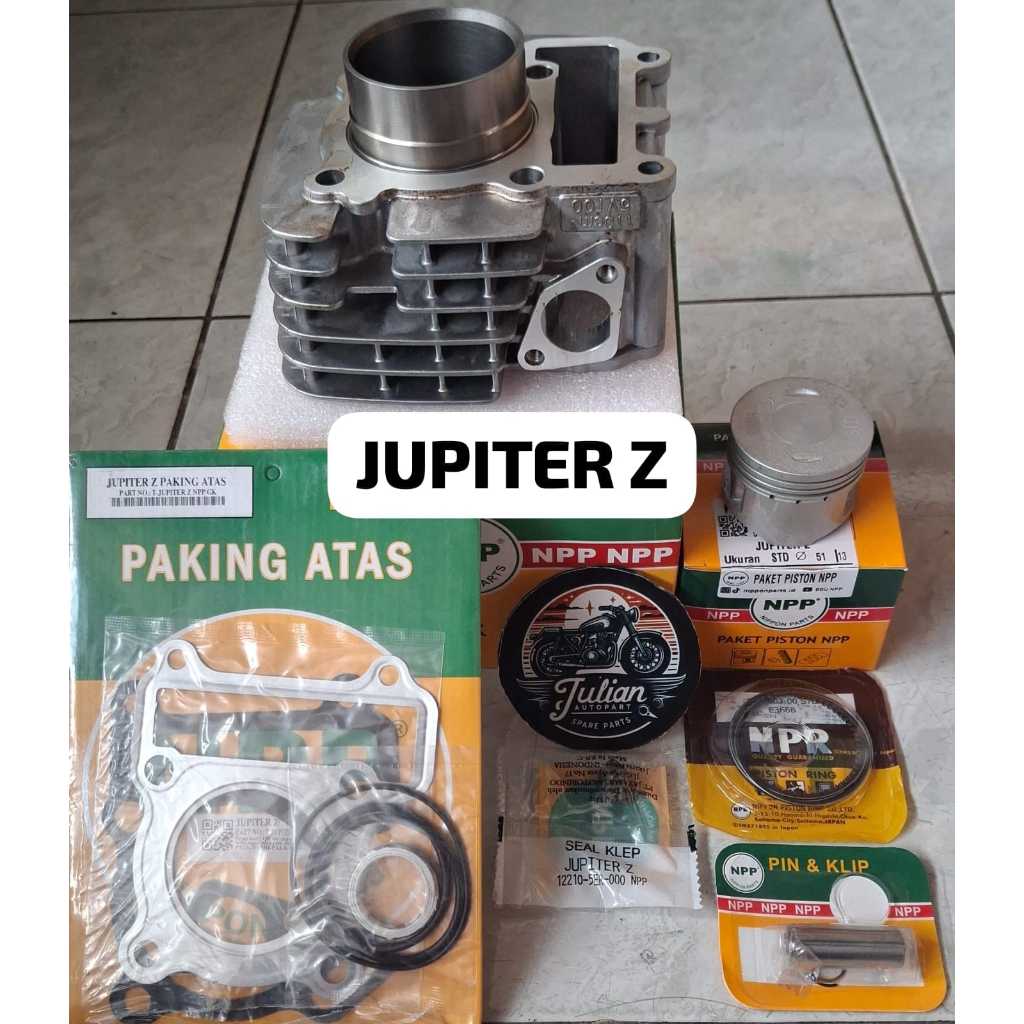 Blok Cylinder Jupiter Z boring cylinder set plus piston topset seal klep /Jupiter Burhan, Vega R NEW