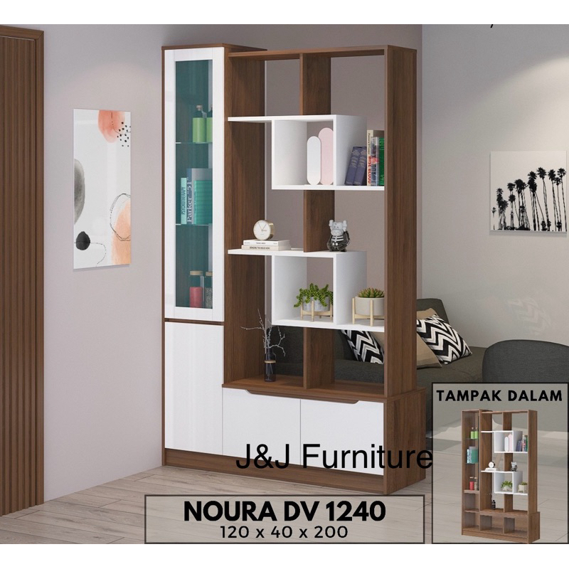 lemari partisi lemari penyekat ruangan minimalis