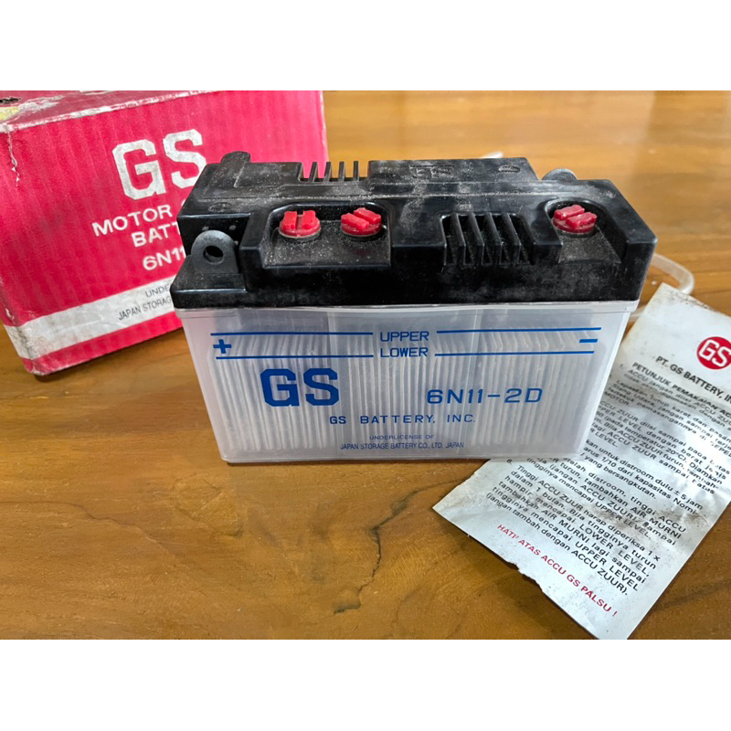 Aki Accu Honda c70 c700 c800 Original 6N11-2D GS 6volt 6v japan
