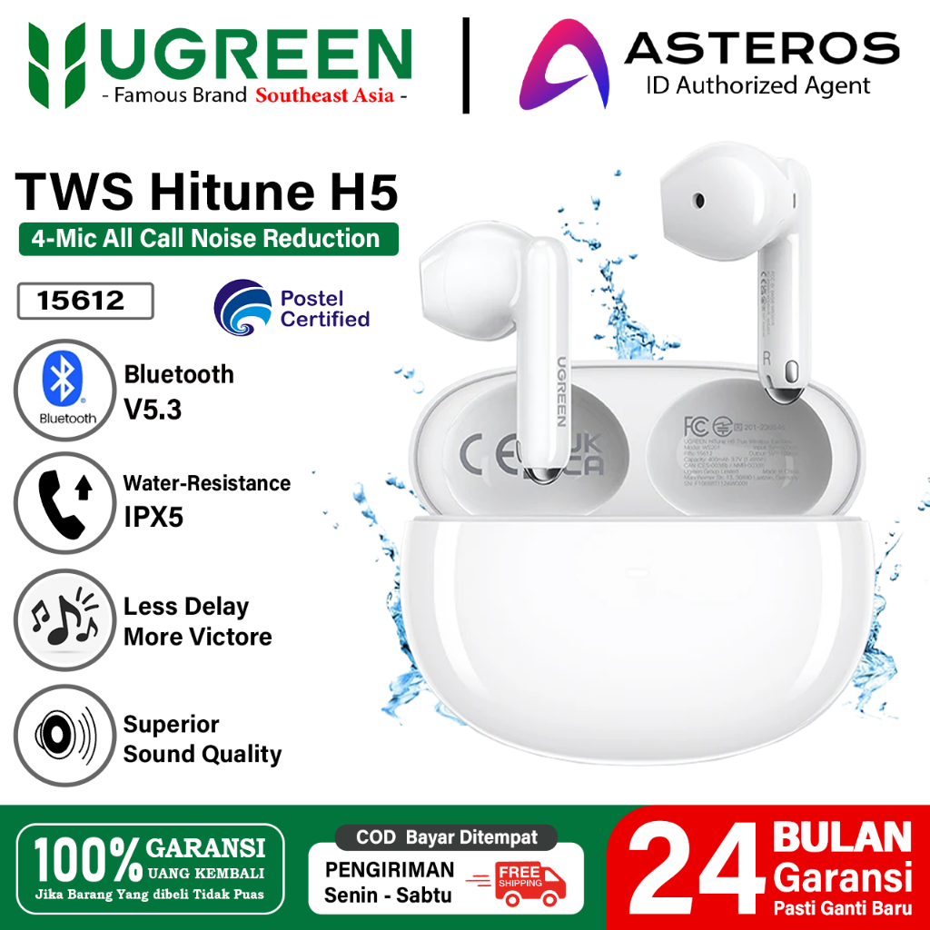 UGREEN HiTune H5 True Wireless Earbuds Bluetooth Earphone TWS 4 Mic