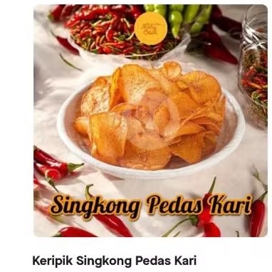 

Keripik Singkong Pedas Kari (tersedia 250g, 500g dan 1000g) - Termurah di Shopee