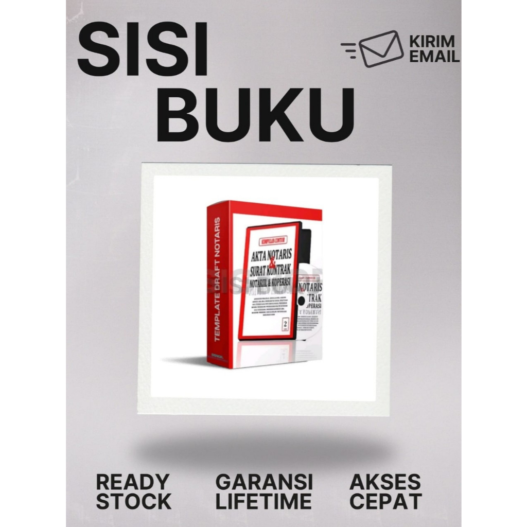 

[T-24] Template Draft Akta Notaris & Surat Perjanjian Kontrak Notaris Koperasi
