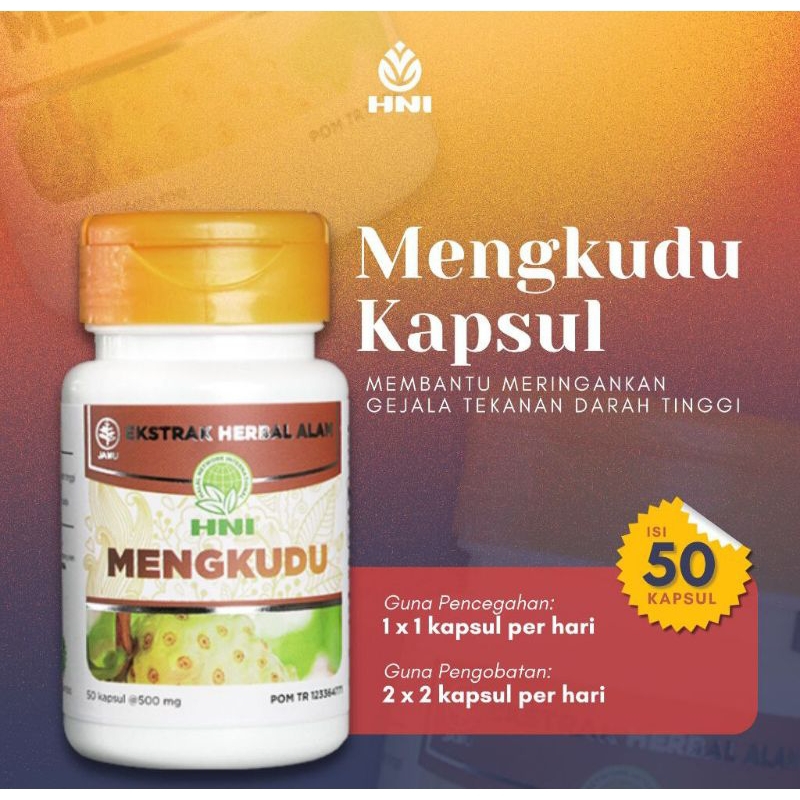 

MENGKUDU KAPSUL - (membantu meringankan gejala tekanan darah tinggi)