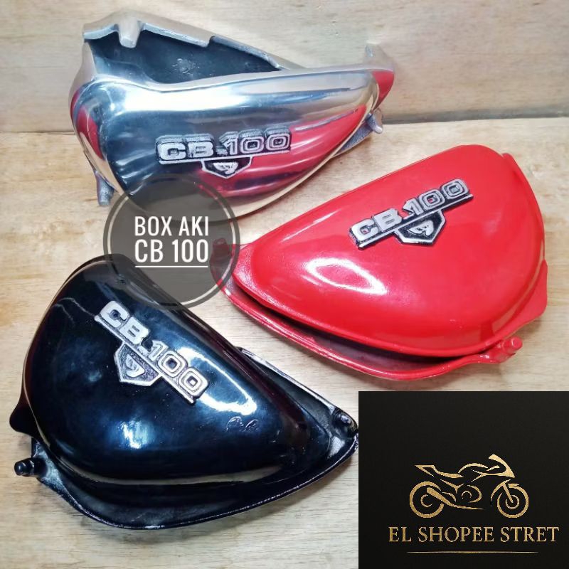 TEMPONG TUTUP BOX CB 100 ALMUNIUM 3 VARIASI