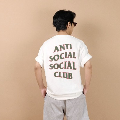 Anti Social Social Club Rodeo White Tee 100% Original