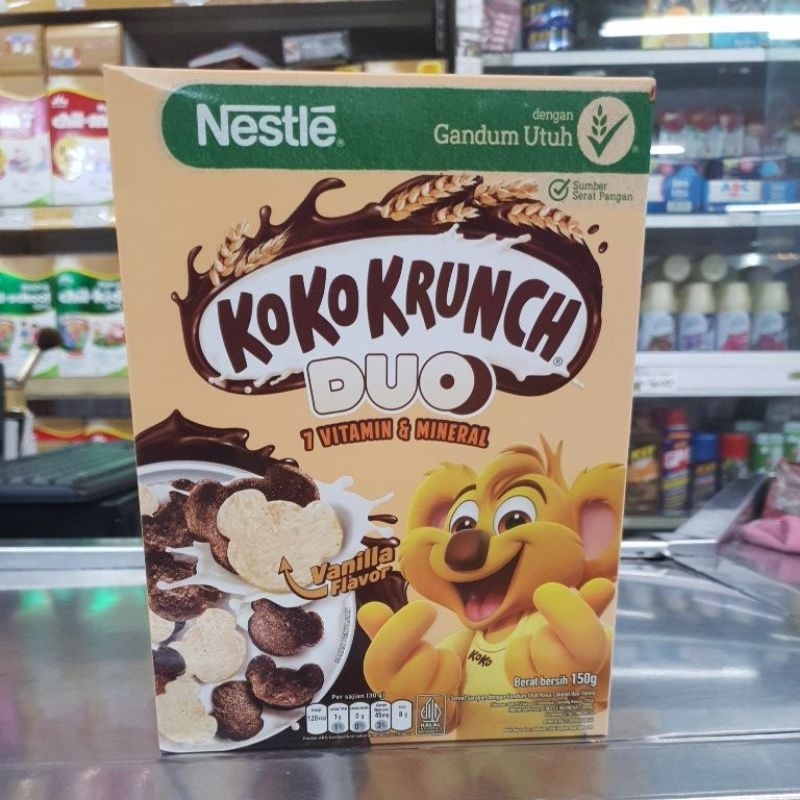 

KokoKrunch Duo Sereal Sarapan Rasa Cokelat dan Vanila 150g