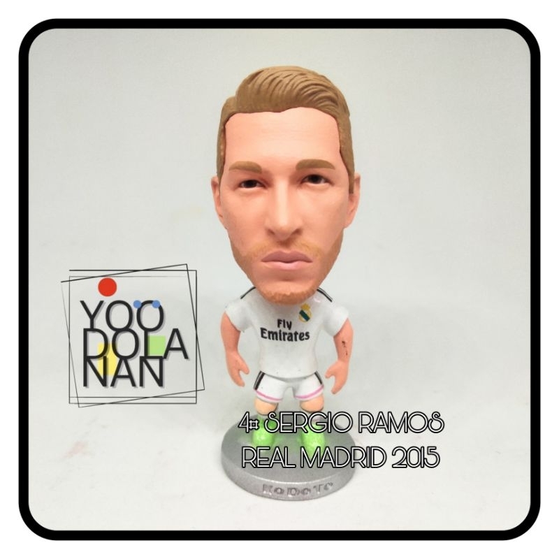 4# SERGIO RAMOS - REAL MADRID 2015 KODOTO SOCCERWE FIGURE PEMAIN BOLA