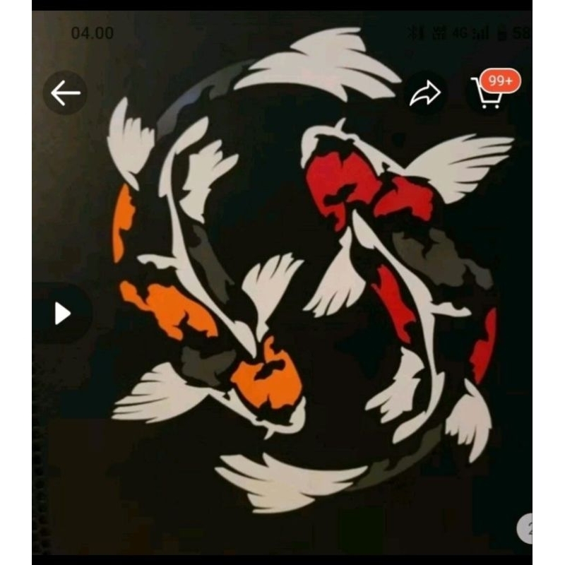 

STICKER CUTTING IKAN UKURAN 15CM