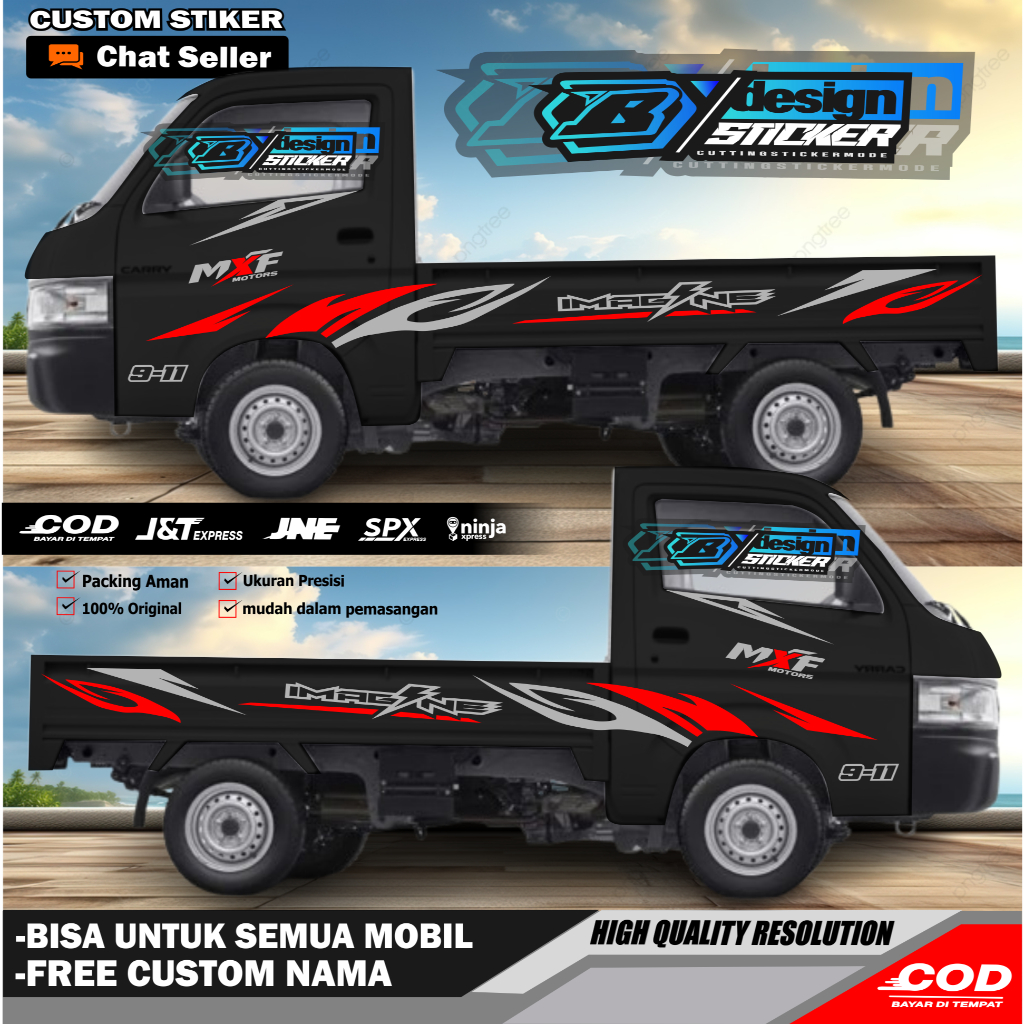 Stiker mobil pick up new carry sticker bodi mobil new carry stiker new carry stiker mobil pick up
