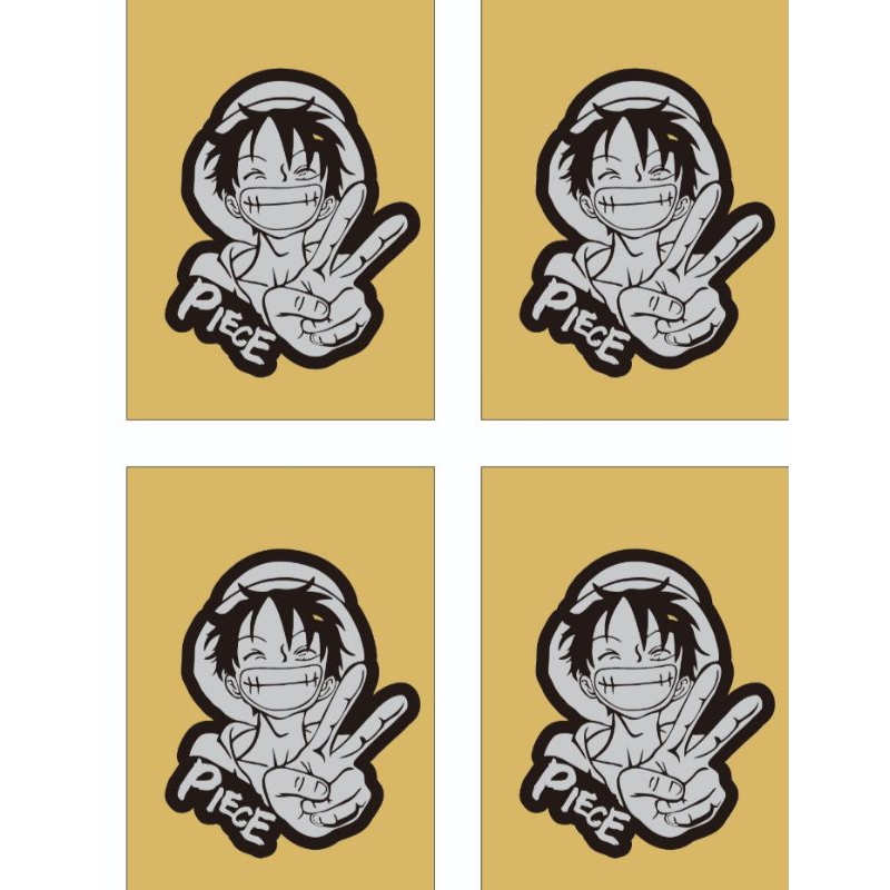 

stiker keren one piece cutting stiker one piece