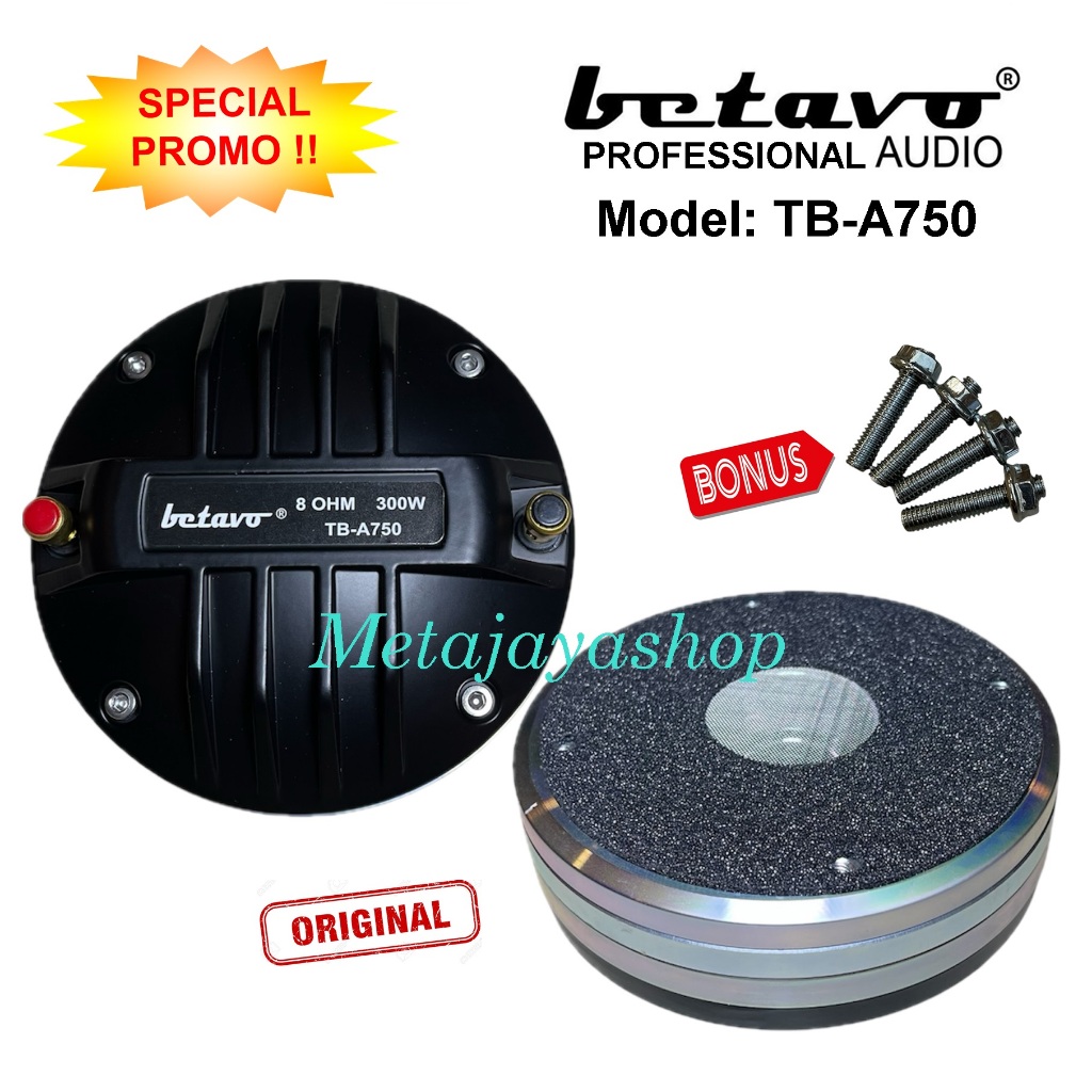 Professional Speaker Tweeter Driver Betavo TB-A750 - Tweeter Betavo TB A750