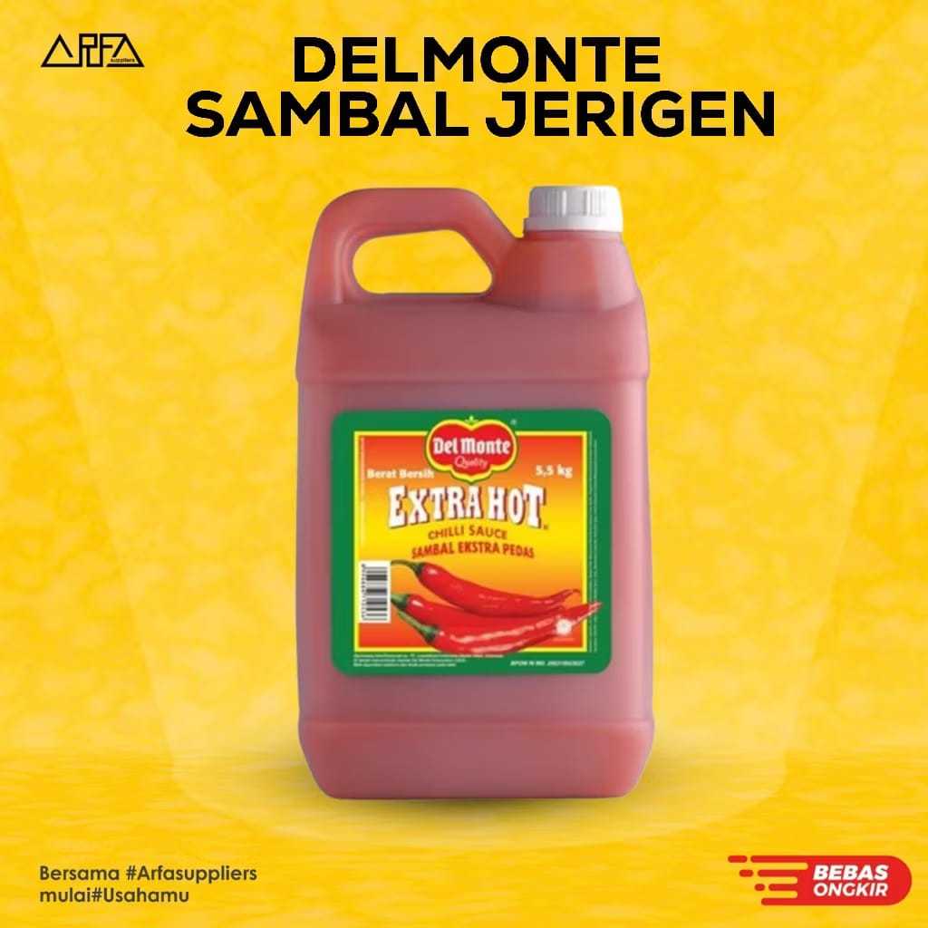 

Delmonte Xtra Hot dan Tomat Jirigen 5.5kg