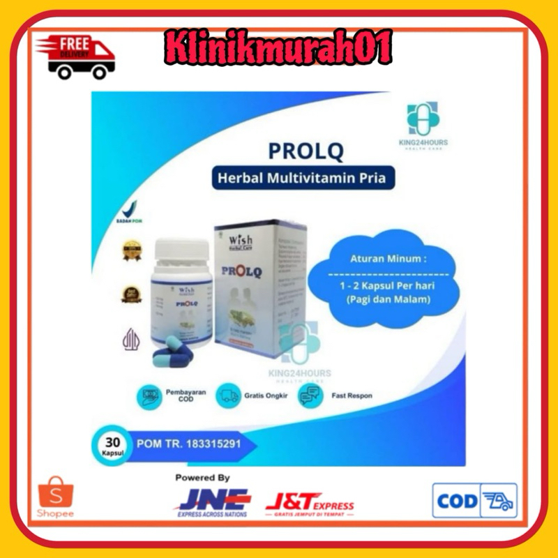 Wish ProLq - Suplemen Herbal Stamina Pria (Dr.Boyke) 100% ORIGINAL