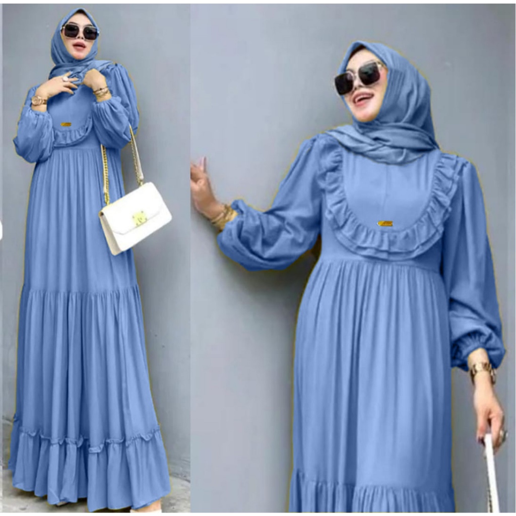 Gamis airflow/Gamis crinkle airflow/gamis wanita/gamis crinkle