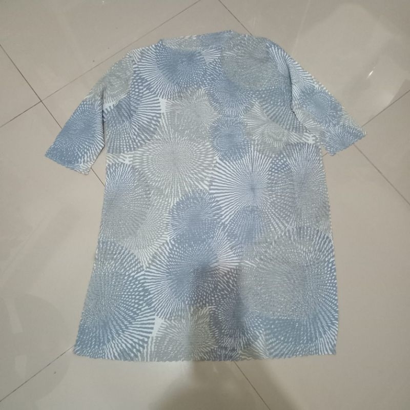 PLEATSME pleats print dress tunivlc preloved