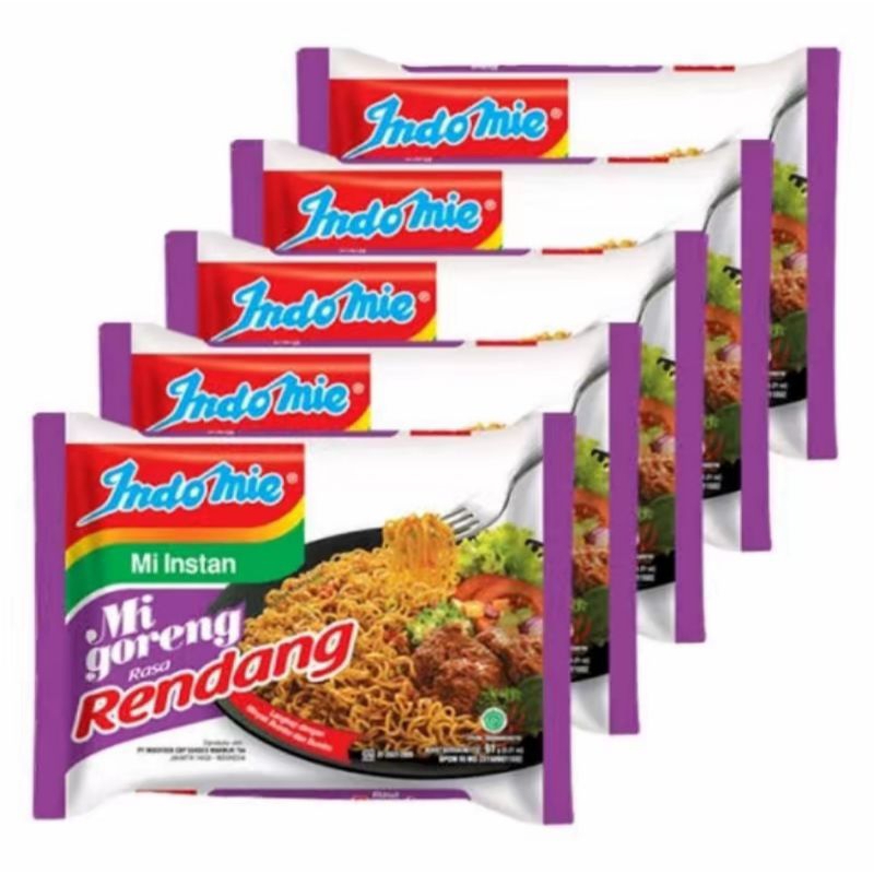 

INDOMIE GORENG RENDANG ISI 10PCS