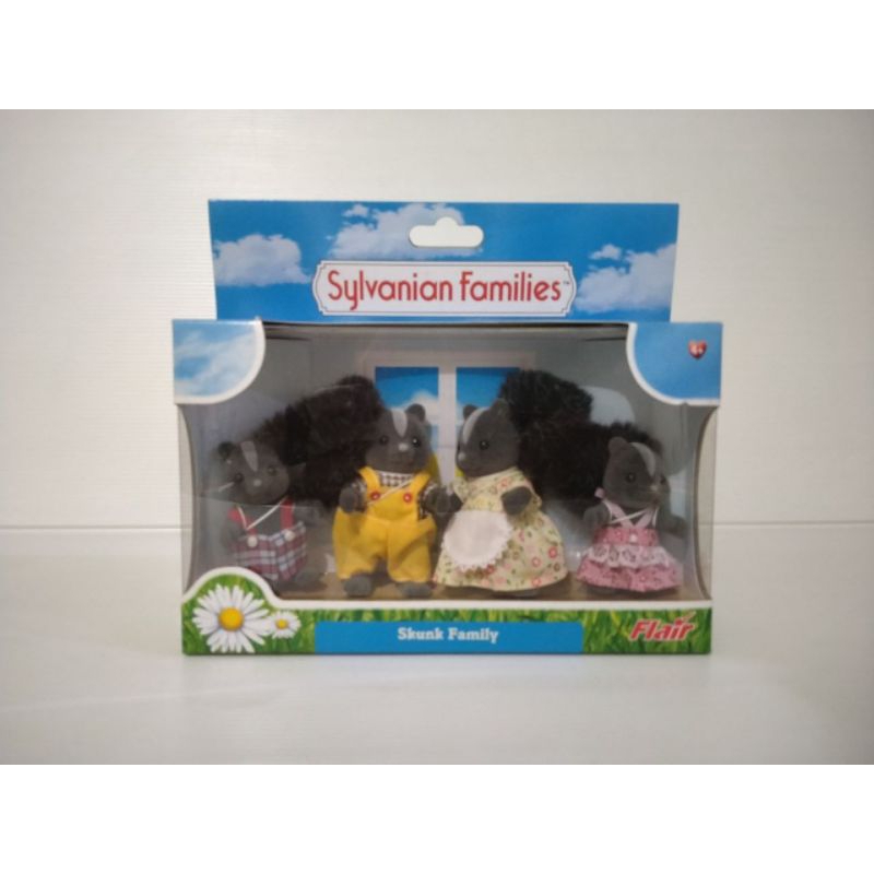Sylvanian Skunk Family
