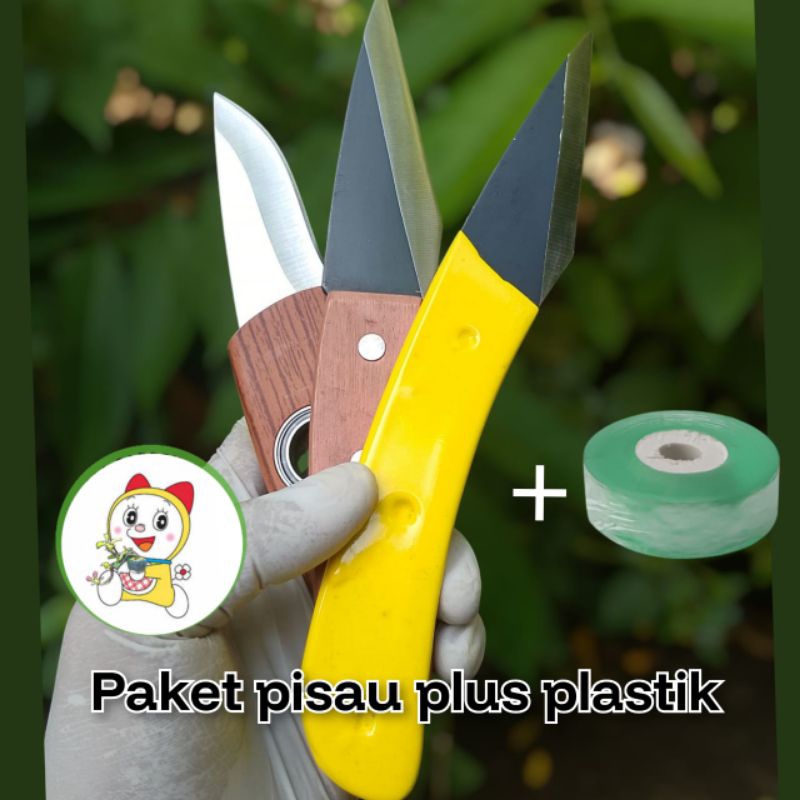 paket pisau grafting cangkok stek tanaman bonsai