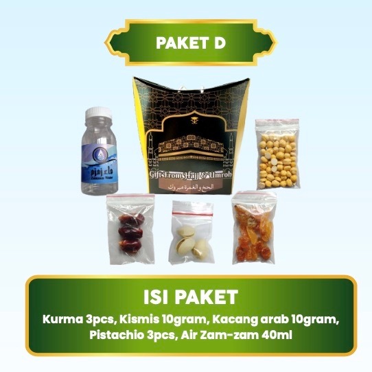 

PAKET D (50) - Paket Oleh oleh Haji dan Umroh - Nyaman Kurma