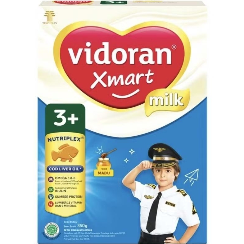 

Vidoran Xmart 3+ Madu 350 g Susu Pertumbuhan Anak 3-5 Tahun