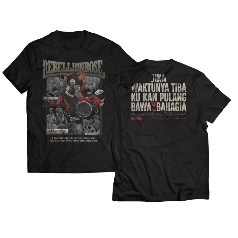 TSHIRT REBELLION ROSE TERIMA KASIH