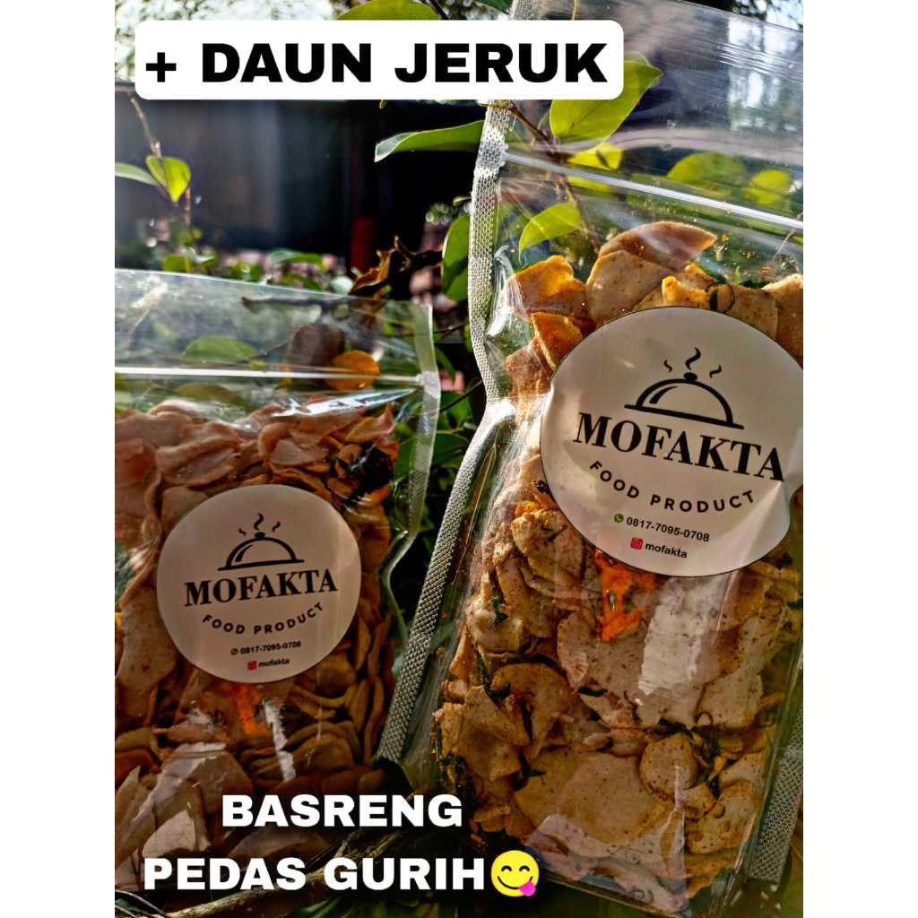 

BASRENG BASO GORENG PEDAS GURIH BUMBU DAUN JERUK 250 GRAM CEMILAN PEDAS
