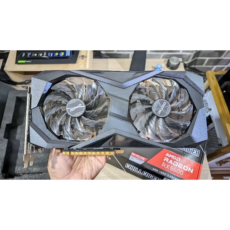 ASRock RX 6600 Challenger D 8GB GDDR6 Expired Oktober 2026 LikeNew Almost BNOB Joss