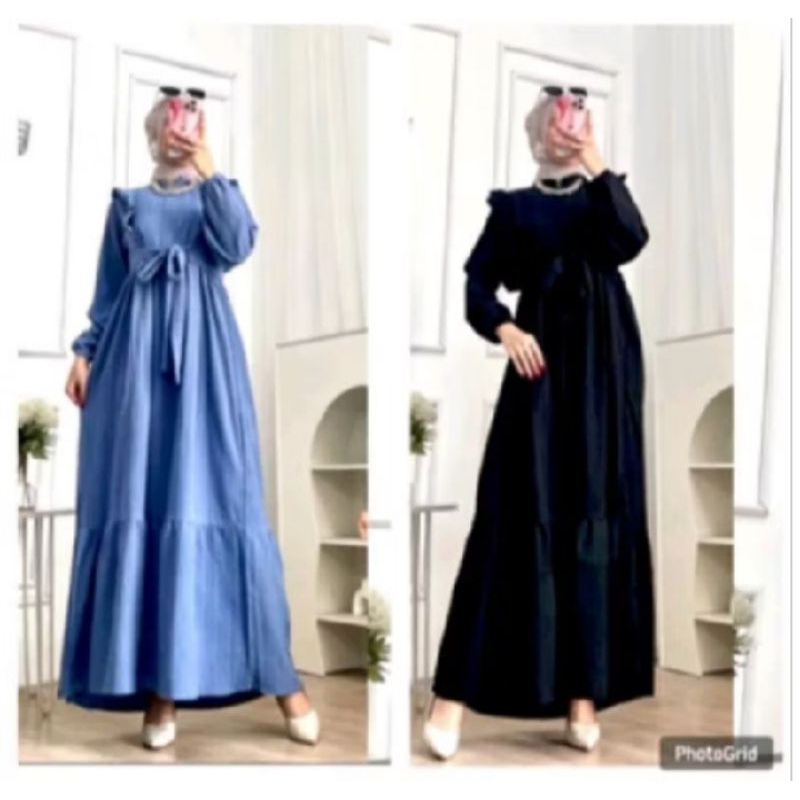 PROMO Gamis Namira crinkle airflow