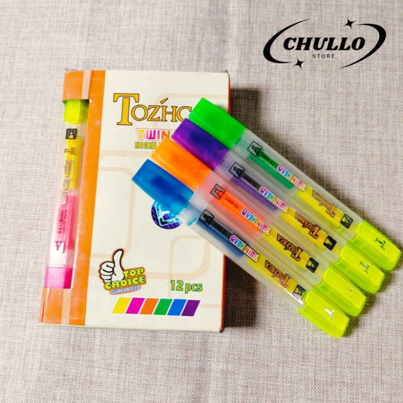 

HIGHLIGHTER PEN DUA WARNA DOUBLE TIP STABILO tozhca(1 Pcs)