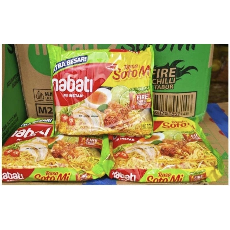 

1 Dus (40 Pcs) Mie Richeese Nabati Rasa Soto Mie 75 Gram