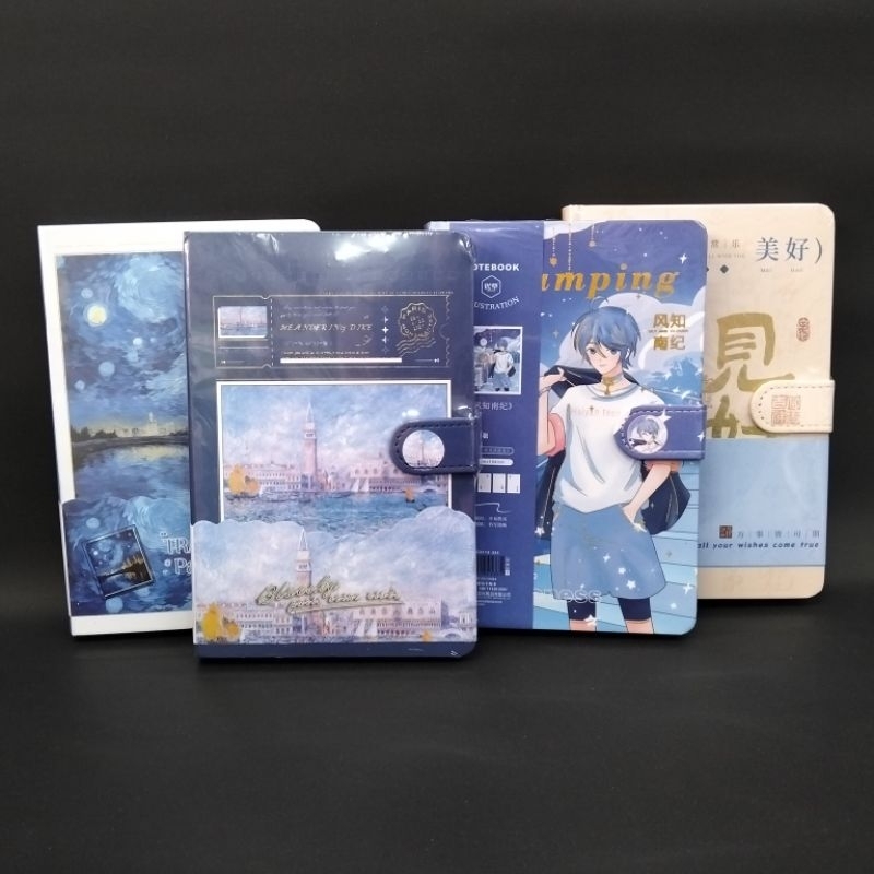 

Full color Buku Diary Notebook Paintings Colorpage Ilustration Magnetic Gesper