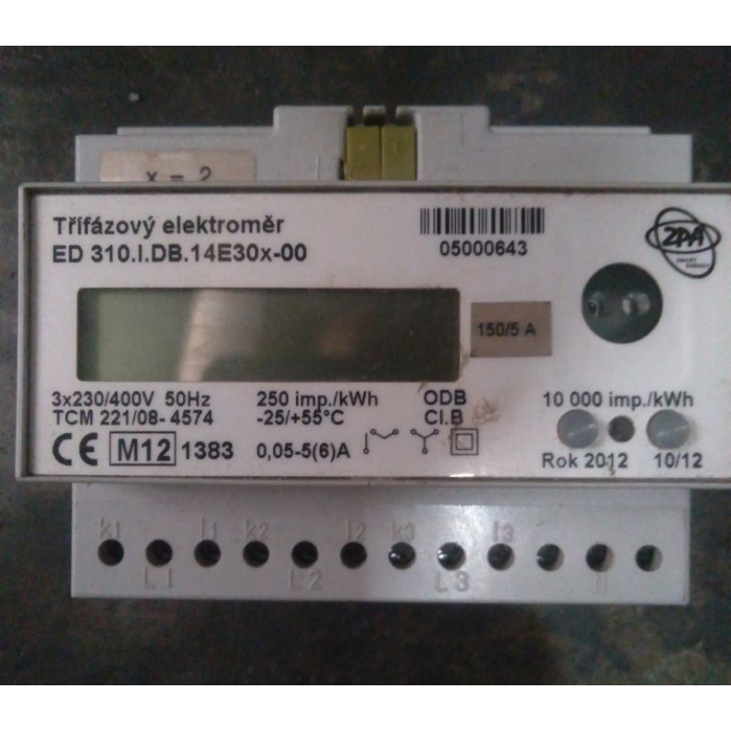 kwh meter 3 phase digital