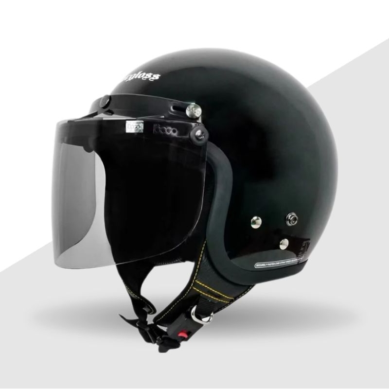 Helm Bogo Cargloss Premium Kaca Datar