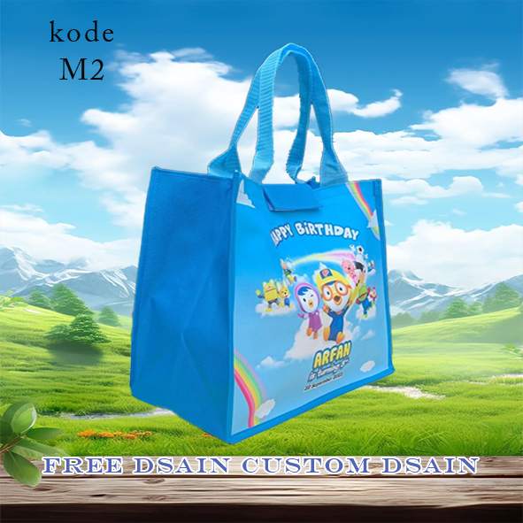 

Bag Souvenir Tas Ulang Tahun Anak Custom Desain Totebag Souvenir Ultah Anak Premium