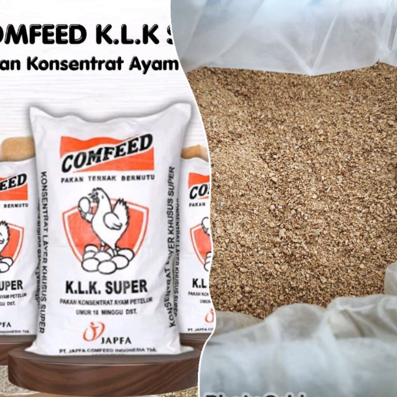 K.l.k konsentrat layer super pakan ayam unggas ras petelur sekiloan