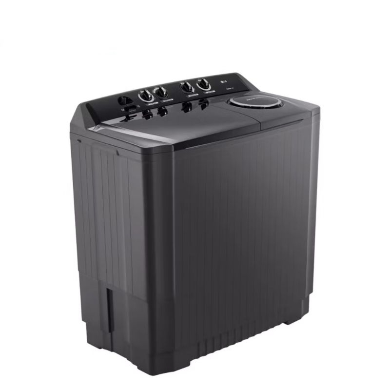 Mesin Cuci LG 2 Tabung P-1400RTM / P-1400RT 14 KG Black P1400RTM P1400RT