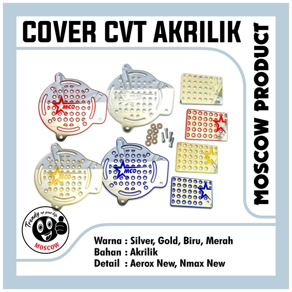 TUTUP  CVT YAMAHA AEROX CVT NMAX ALL NEW 2020 - 2024 + RING BAUT FULL TUTUP CVT AEROX CONNECTED NMAX