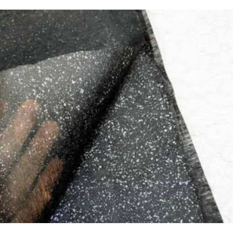 Vislin hitam/tangerine hitam/kain kapas hitam (ROLL)